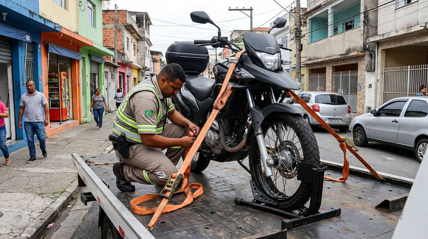 Guincho para Moto no Acarape, Teresina‑PI